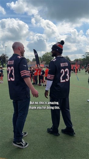 Whatever it takes to meet the 🐐 #devinhester #manchester #flagfootball