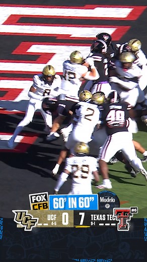 30K views · 840 reactions | Texas Tech shuts down UCF to become 10-1 for the first time since 2008! Re-live the best moments of a Red Raider victory in 60 seconds. Sponsored by Modelo USA #ad #for21 | College Football on FOX | Facebook