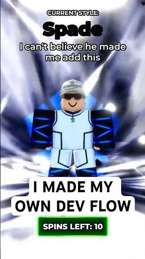 I MADE MY OWN CUSTOM DEV FLOW BLUE LOCK RIVALS #bluelockrivals #roblox #bluelock