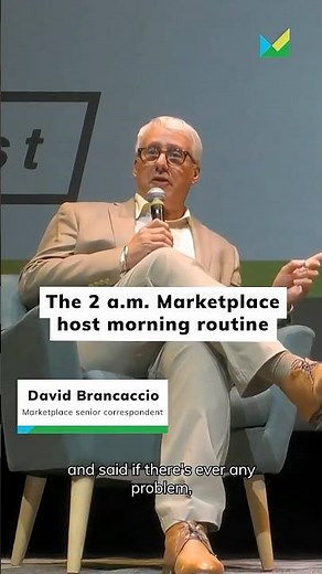 The 2 a.m. Marketplace Host Morning Routine