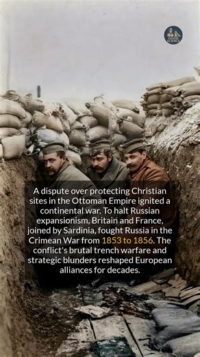 The Crimean War saw Britain and France ally with the Ottomans to halt Russian expansion. #history #worldhistory #CrimeanWar | GoodScience