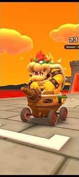 Mario Kart Tour: SNES Bowser Castle 3 - Play as Bowser #mariokart #mariokartworld #mariokarttour