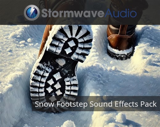 Snow Footstep Sound Effects Pack by Stormwave Audio