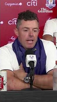 Rory McIlroy Condemns ‘Unacceptable’ Ryder Cup Abuse #short