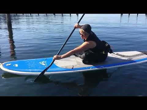 Learn how to kneel, sit and prone paddle your stand up paddle board easier.
