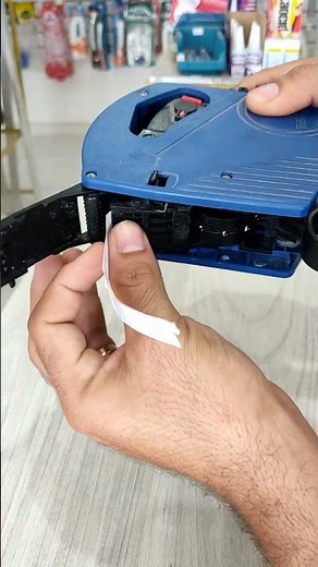 How to place a label on a labeler #labeler #label