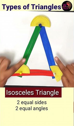 Maths working model | Types of Triangles | Maths project