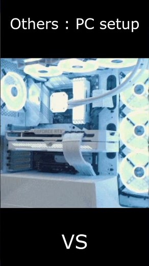 Others PC Setup vs My PC Setup #views #windows #microsoft #tech #upgrade #computer #comedy #gaming