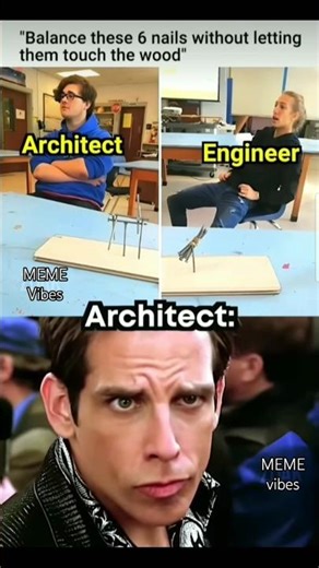 Architect Vs Engineer🛠️
