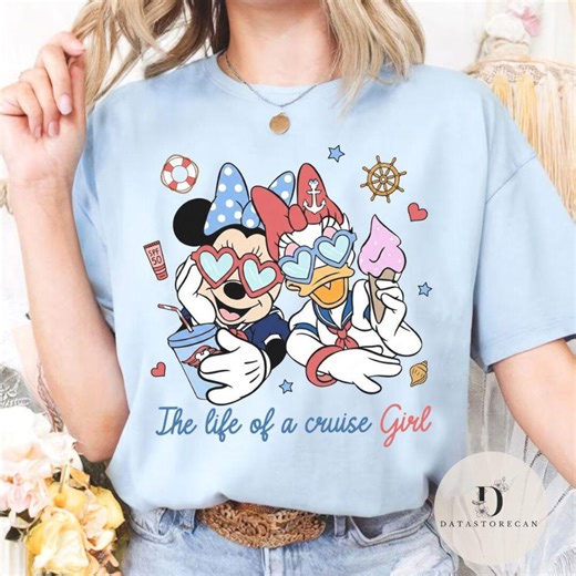 Life of a Cruise Girl Shirt, Disney Cruise Line Minnie Daisy Girls Trip Cruise Shirt, Disney Magic Wonder Fantasy Wish Destiny Adventure Tee - Etsy
