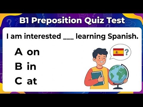 Preposition Quiz for ESL Students | Improve Your English Fast!