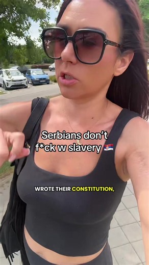 As a Jew coming from a country that was literally built on the backs of slaves and stolen land I just think that’s so awesome. #serbia #balkans #americanabroad #expatlife #digitalnomad
