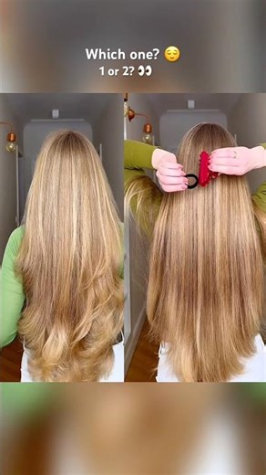 Two ways to get a voluminous ponytail ✨