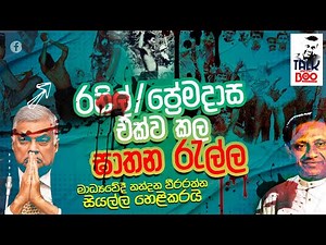 මිනීමරු රනිල් සහ ප්‍රේමදාසගේ පැටිකිරිය....මාධ්‍යවේදී නන්දන වීරරත්නගේ විශේෂ හෙලිදරව්ව