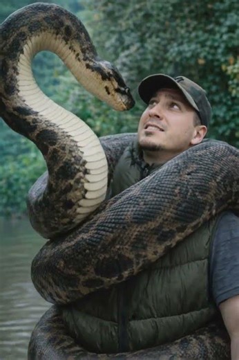 This anaconda wrapped around me…