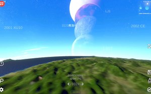 太阳系模拟器：第一视角模拟行星碰撞#恒星和行星 #恒星和行星这个软件 #Stars-and-planets这个软件