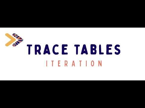3 Trace Tables with Iteration