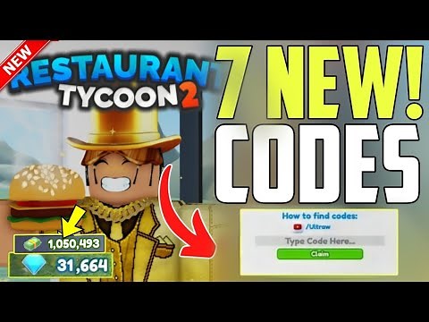 ⚠️New Update⚠️RESTAURANT TYCOON 2 CODES - ROBLOX RESTAURANT TYCOON 2 - RESTAURANT TYCOON 2 CODE