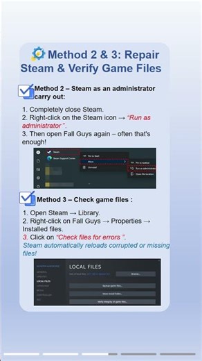 "Fall Guys" won't start? Missing files ruining your game?! #fallguys #game #missing #restore #file