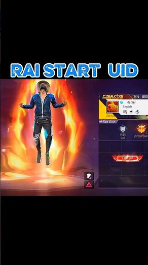 Rai start Uid #freefire #garenafreefire