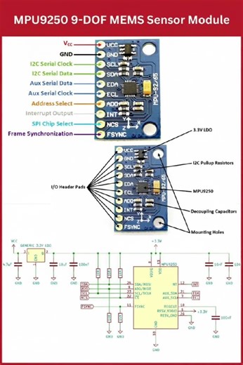 MPU9250 MEMS Sensor Module