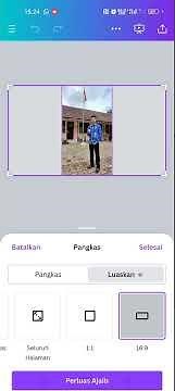 An easy way to change portrait photos to landscape with Canva