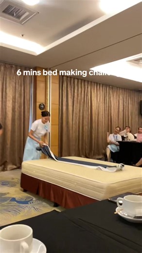 First Time Bed Making Challenge with a Timer