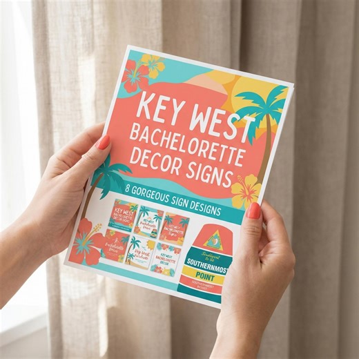 Key West Bachelorette Signs Printable, Tropical Decor Party Sign Bundle, Florida Bach Weekend Decorations, - Etsy Australia