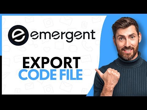 How to Export Source Code Files from Emergent AI - Step By Step