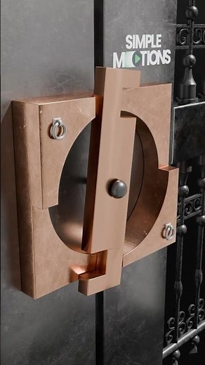 Auto Lock Sliding Gate Latch Design #shorts #smartdesign #homesecurity