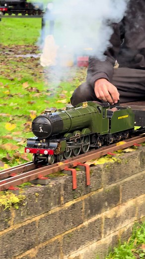 Freelance 2 1/2 Inch Gauge Steam Locomotive in Action