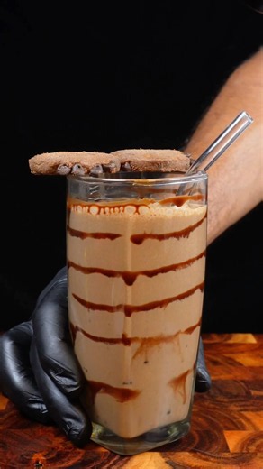 Ultimate Winkin Cow Cold Coffee ASMR 😋 #shorts