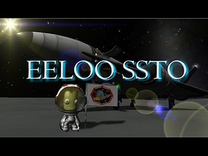 Stock Eeloo SSTO in KSP 1.05 - No refueling! [10 subs special!]