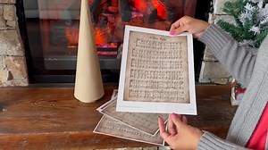 Creating an easy Christmas DIY with sheet music! <3 Get your vintage christmas sheet music as shown in video here: https://creatingwithmsnancy1.etsy.com/listing/1592572773/vintage-christmas-sheet-music-christmas | Creating with Ms Nancy