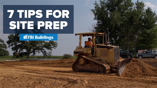 1.7K views | Dig into our latest video, where we discuss the 7 expert tips for proper pole barn site preparation. Together, we'll help you lay the groundwork for success! ️ Don't forget to like and subscribe to the Post-Frame Channel on YouTube for more helpful information.  #construction #constructionsite #constructiontips #excavator #excavation #movingdirt #polebarn #postframe #siteprep #sitepreparation | FBi Buildings, Inc. | Facebook