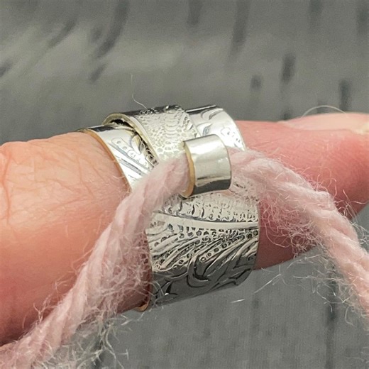 Learn About NEW Tension Ring Design for Consistent Stitches, Less Finger Fatigue, and Hours of Comfortable Knitting and Crochet - Etsy