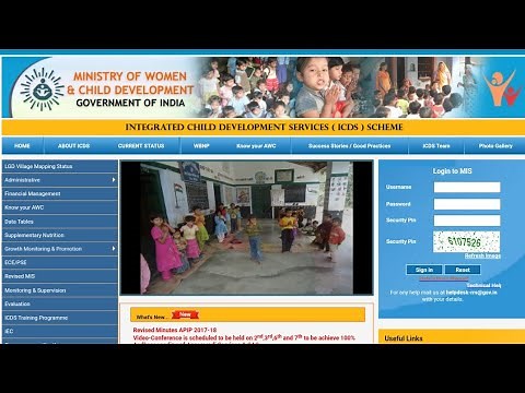 Icds Monthly Progress Report (Anganwadi)