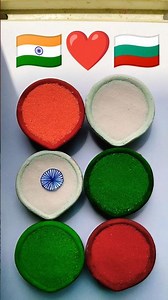 Indian Flag ❤️ Bulgaria Flag || Independence Day Drawing || Republic Day Drawing #short #art