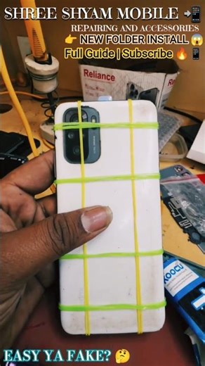 Redmi Note 10 Pro New Folder Install Easy Ya Fake? 😳 Subscribe! 🔥📱#viralvideo #subscribe