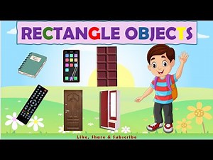 Rectangle | Rectangular objects | Rectangular shape | Rectangle Shape Object in Real Life