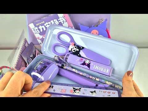 Kuromi Stationery Haul 2026😱💜✨Cute Sanrio Stuff Unboxing