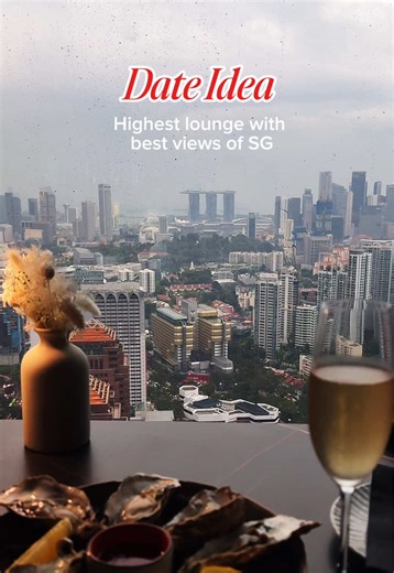 Perfect place for a date with your special someone or your bestie 🫶🏻 Taking our friendship to new heights (literally 218m up!☁️) 📍1-Atico Level 55 Ion Orchard 👗 smart casual #1atico #date #dateideas #singapore #sgfoodie