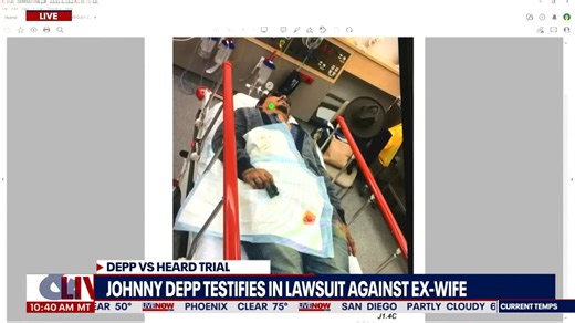 Johnny Depp, testifying in his defamation trial against his ex-wife Amber Heard, told the jury about some of the incidents that took place in the couple's relationship and marriage. https://youtu.be/8fwKSkaiHDM | LiveNOW from FOX