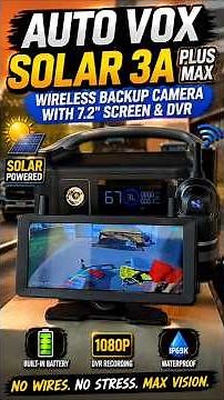 Backup Camera for my DIY Cargo Camper 🚨 #autovox