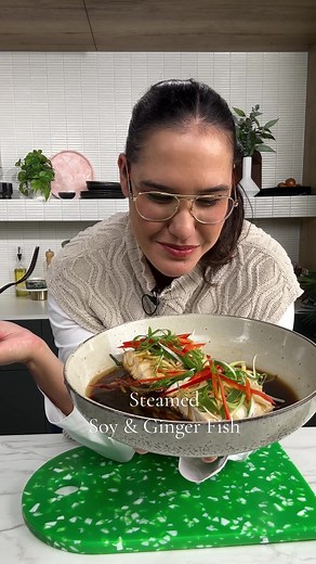 Steamed Soy & Ginger Fish Recipe | Marion's Kitchen
