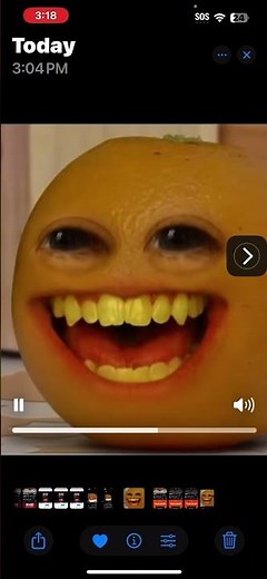 1 year old baby annoying orange screaming and crying and giggling
