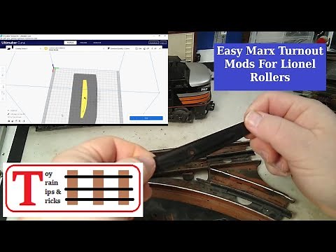How To Use Marx Turnouts With Lionel Trains! Easy Mods For Smooth Operation