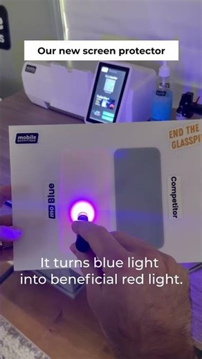 Screen protection upgrade with MO Blue