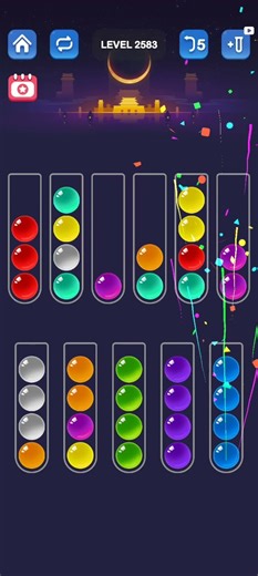 Ball Sort Puzzle Level 2583