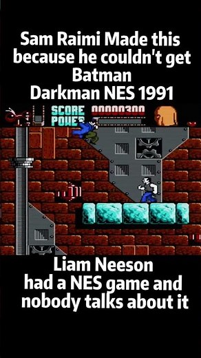Darkman NES 1991 | Sam Raimi made this because he couldn't get Batman #retrogaming #nes #gaming